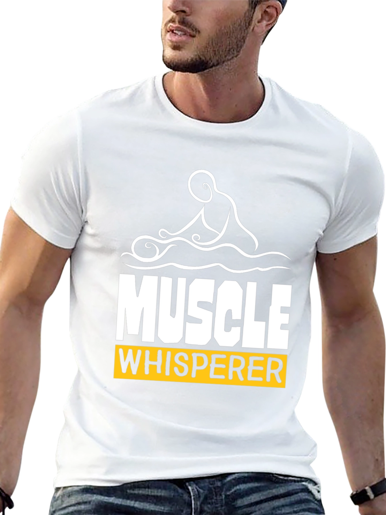 Muscle Whisperer Graphic Tee - Black