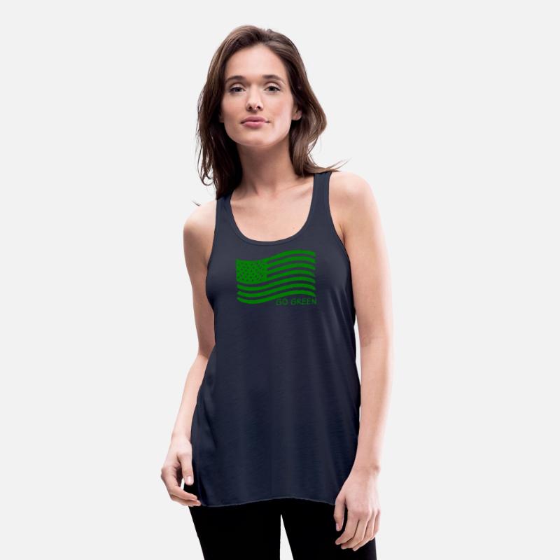 Green USA Flag - Go Green