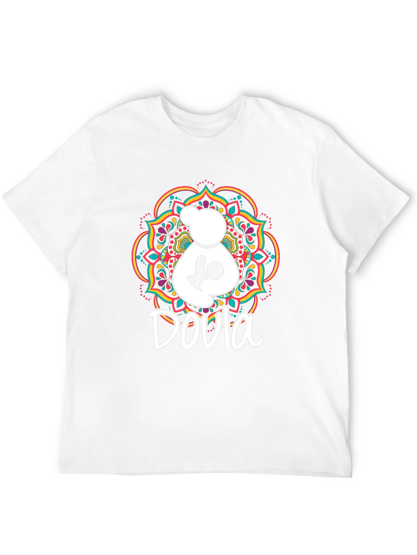 Doula Support Graphic Tee - Black Cotton T-Shirt