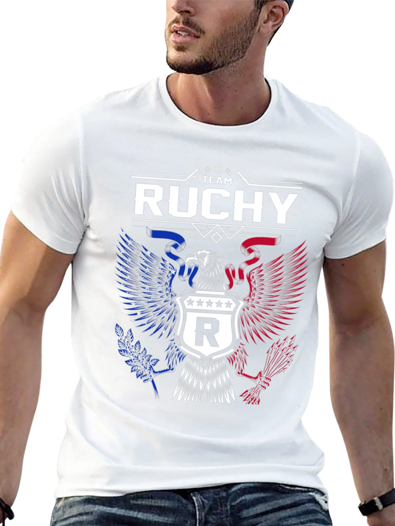 Team Ruchy Patriotic Eagle T-Shirt