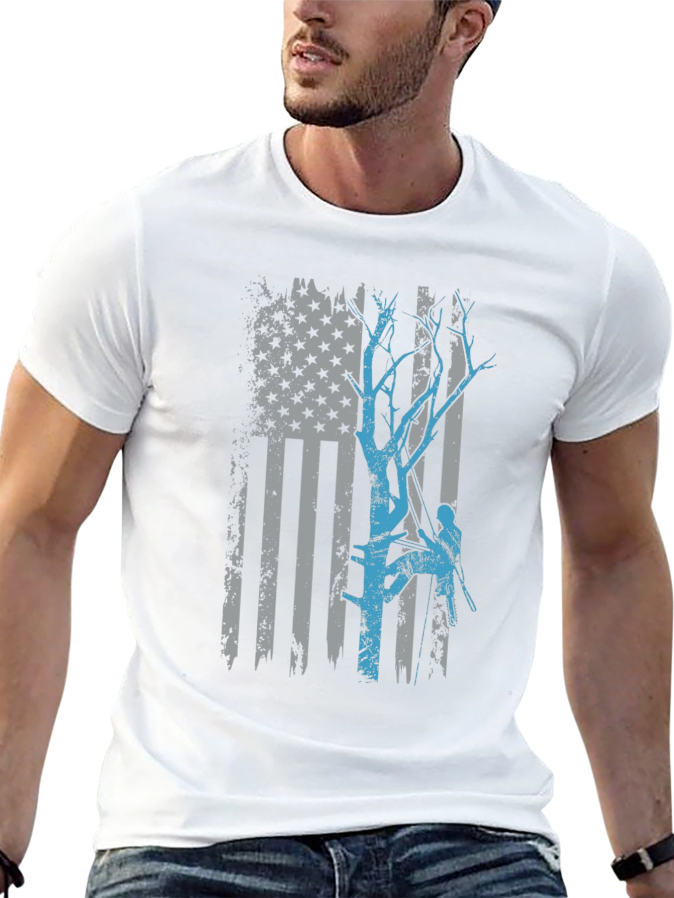 Arborist American Flag T-Shirt