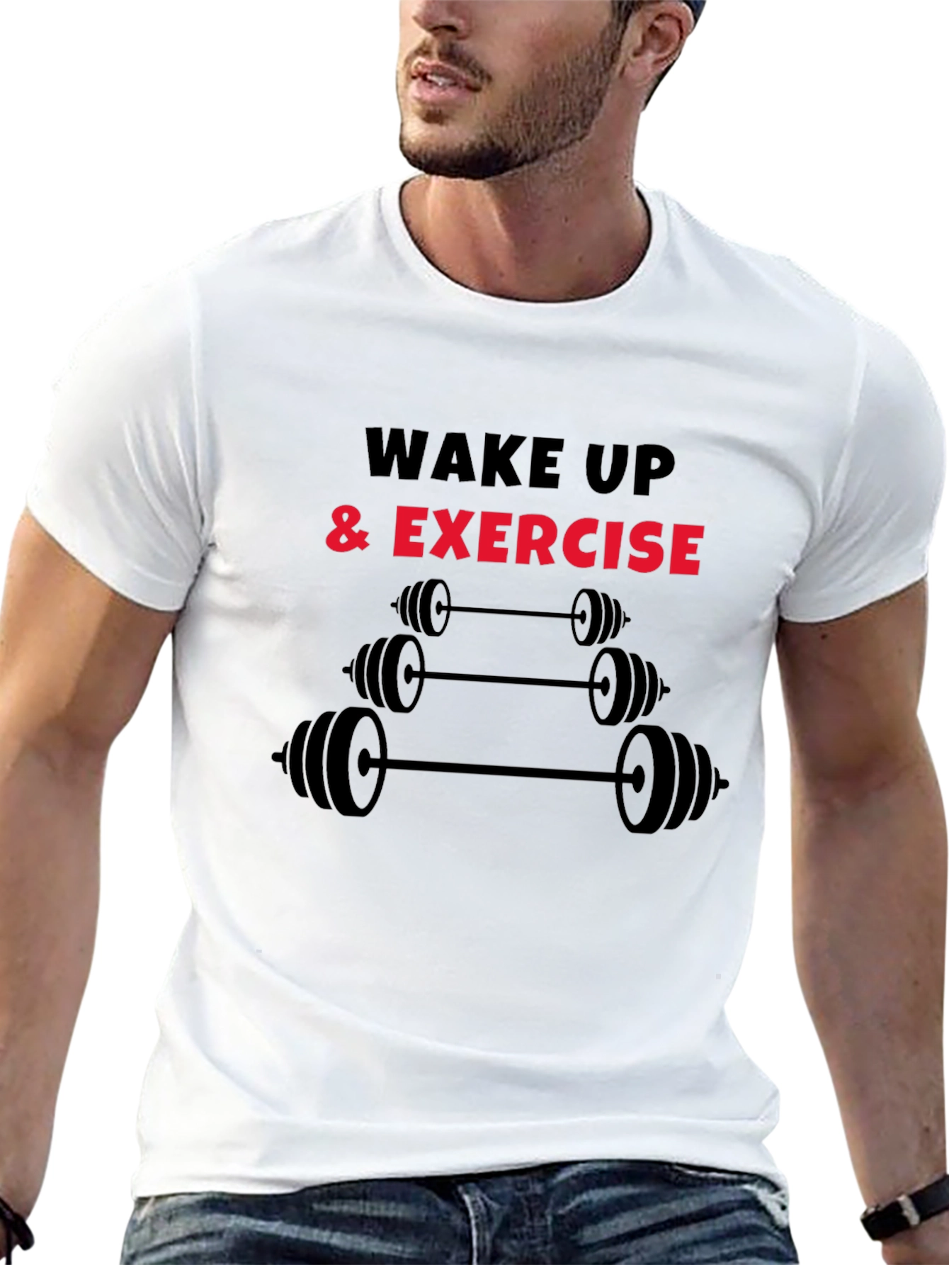Wake Up & Exercise Graphic T-Shirt