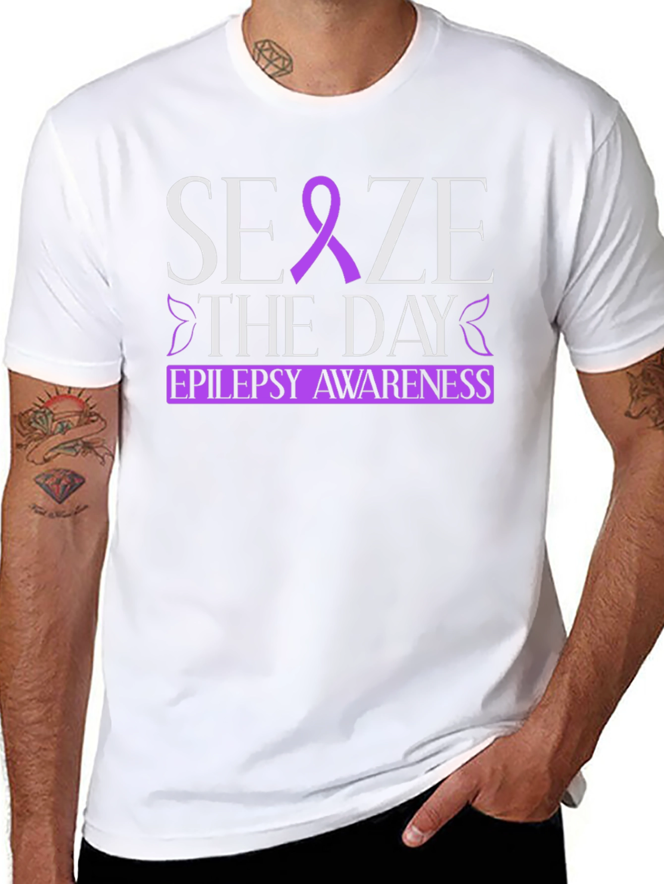 Seize the Day Epilepsy Awareness T-Shirt
