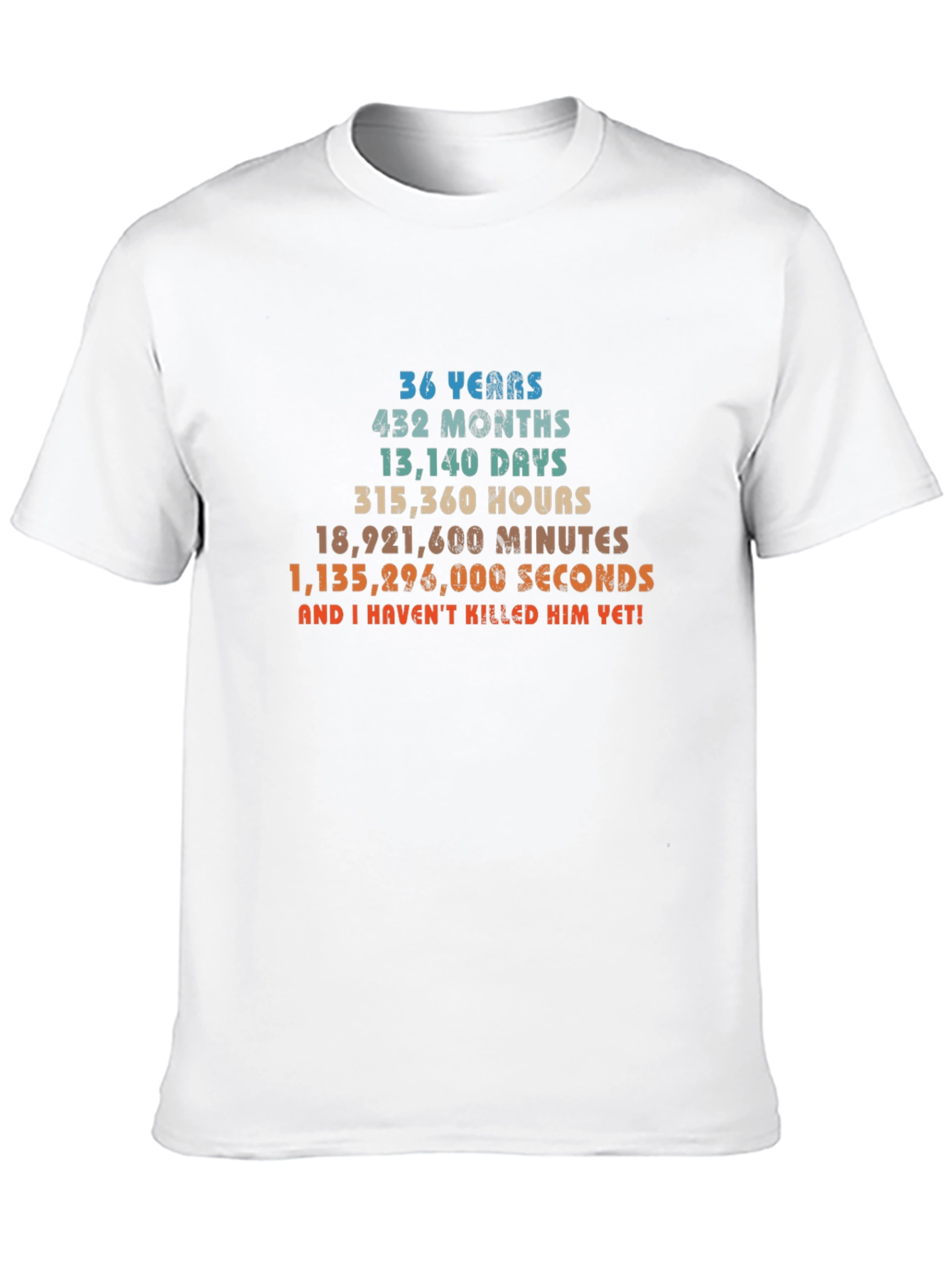 36 Years Anniversary T-Shirt Funny Gift