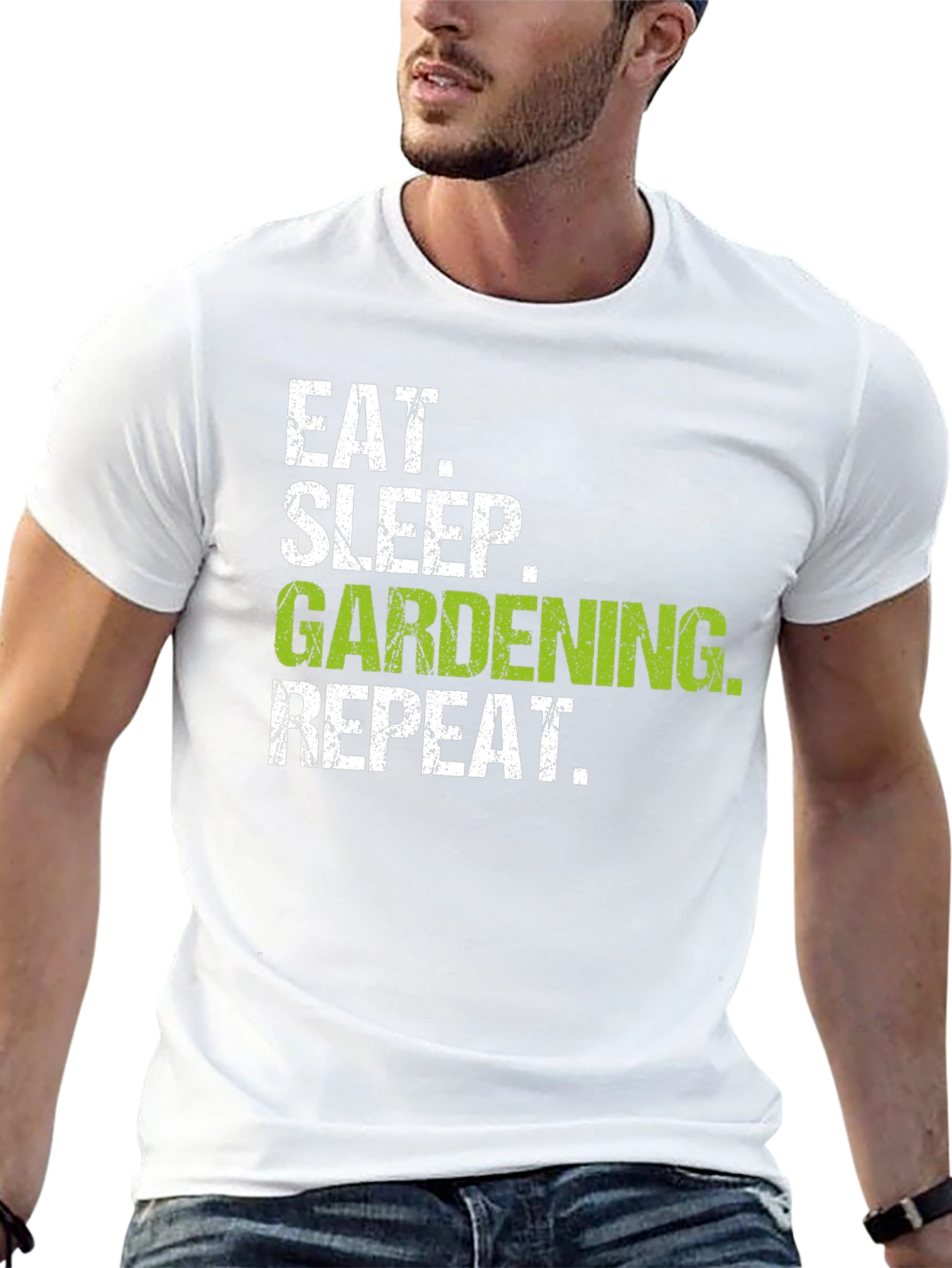 Eat Sleep Gardening Repeat T-Shirt