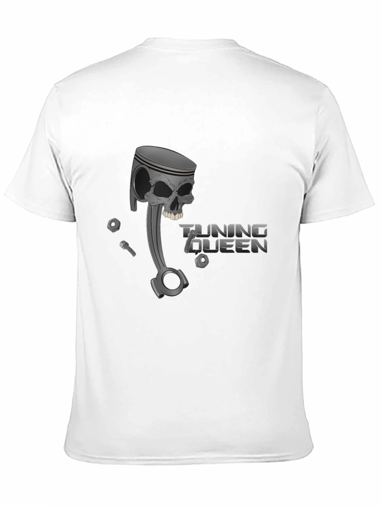 Tuning Queen Black Graphic Tee