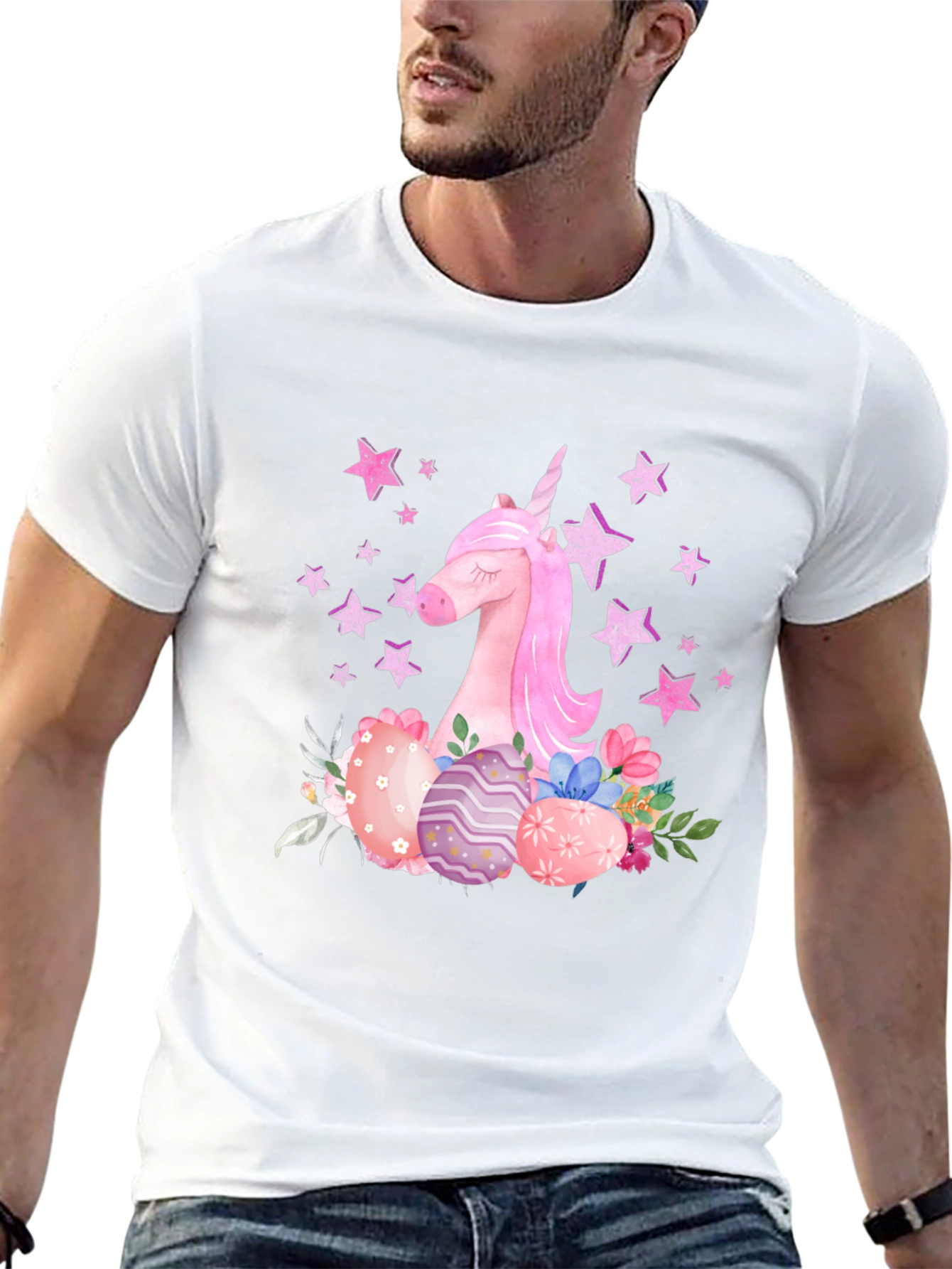 Unicorn Easter Egg Graphic Tee