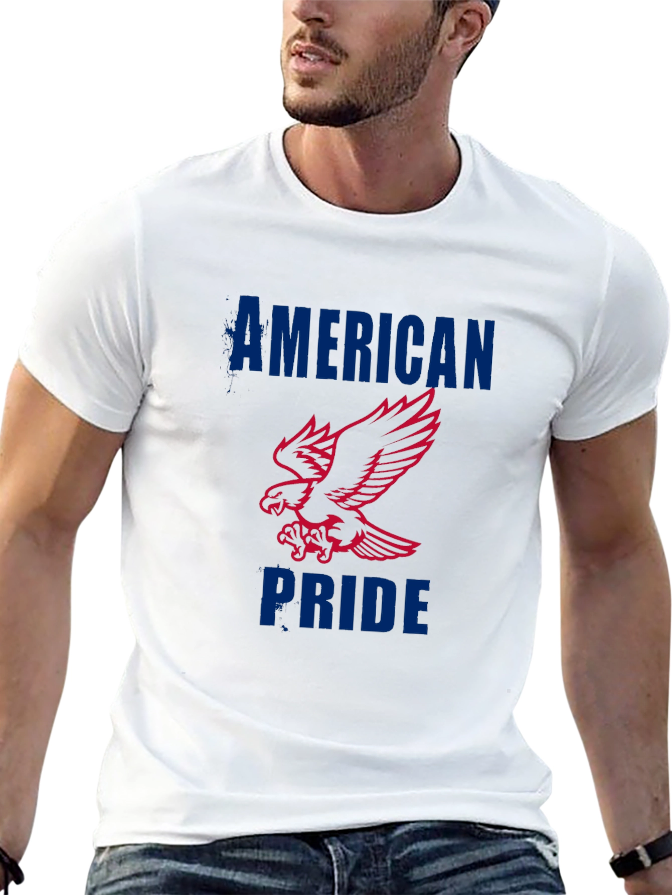 American Pride Eagle Graphic T-Shirt