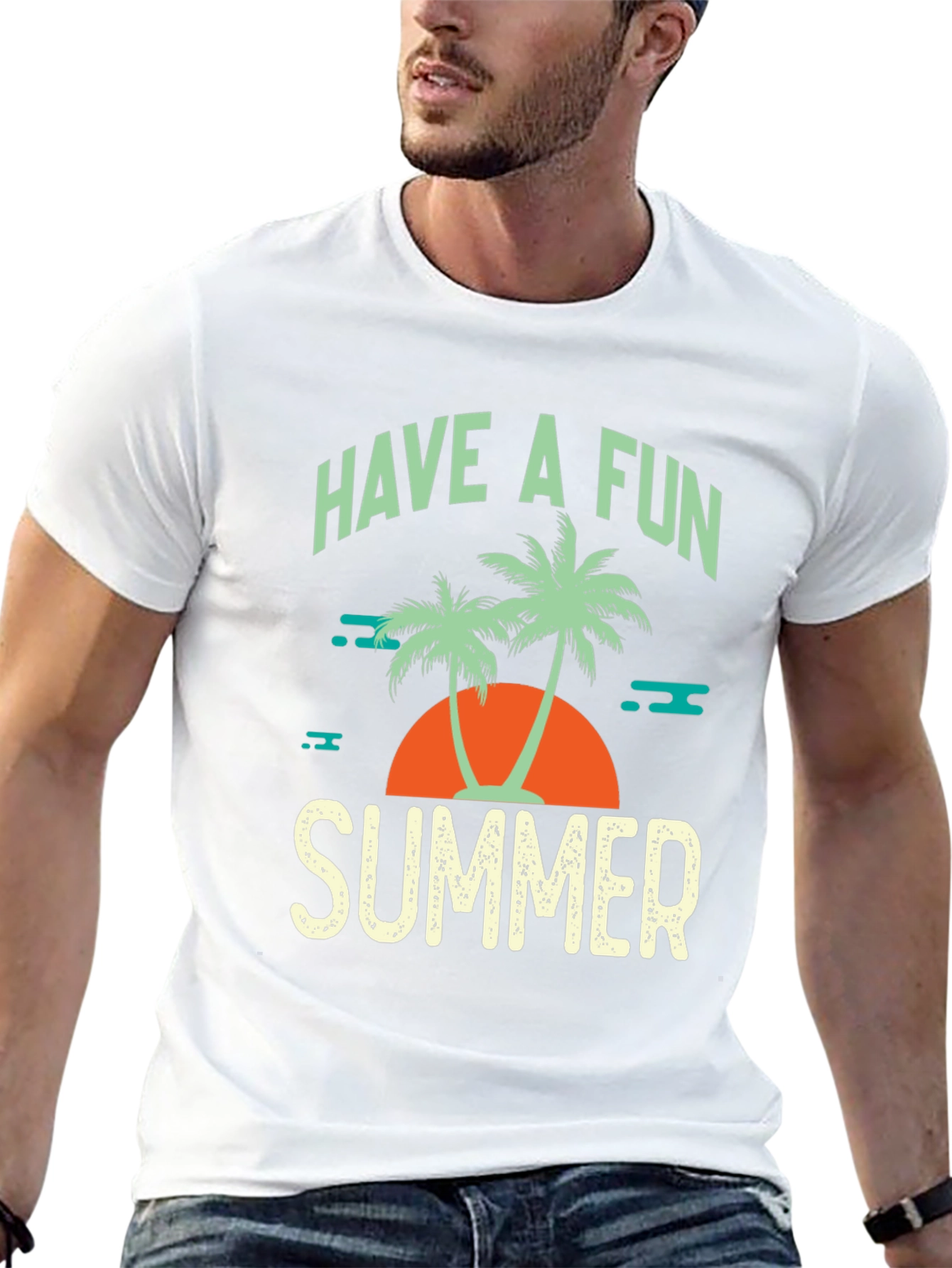 Have a Fun Summer Black T-Shirt