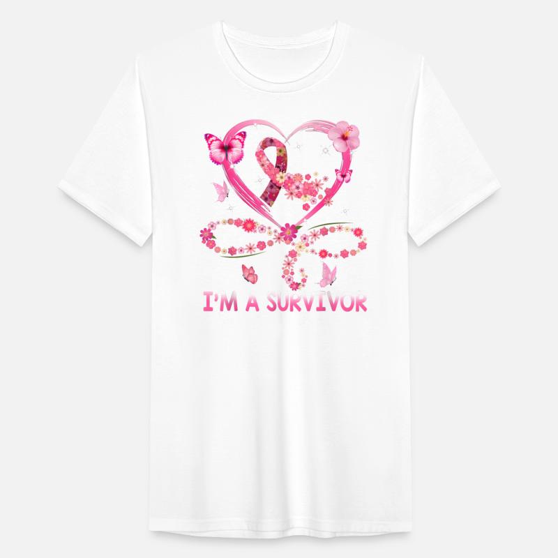 Im A Survivor Breast Cancer Awareness Pink Ribbon