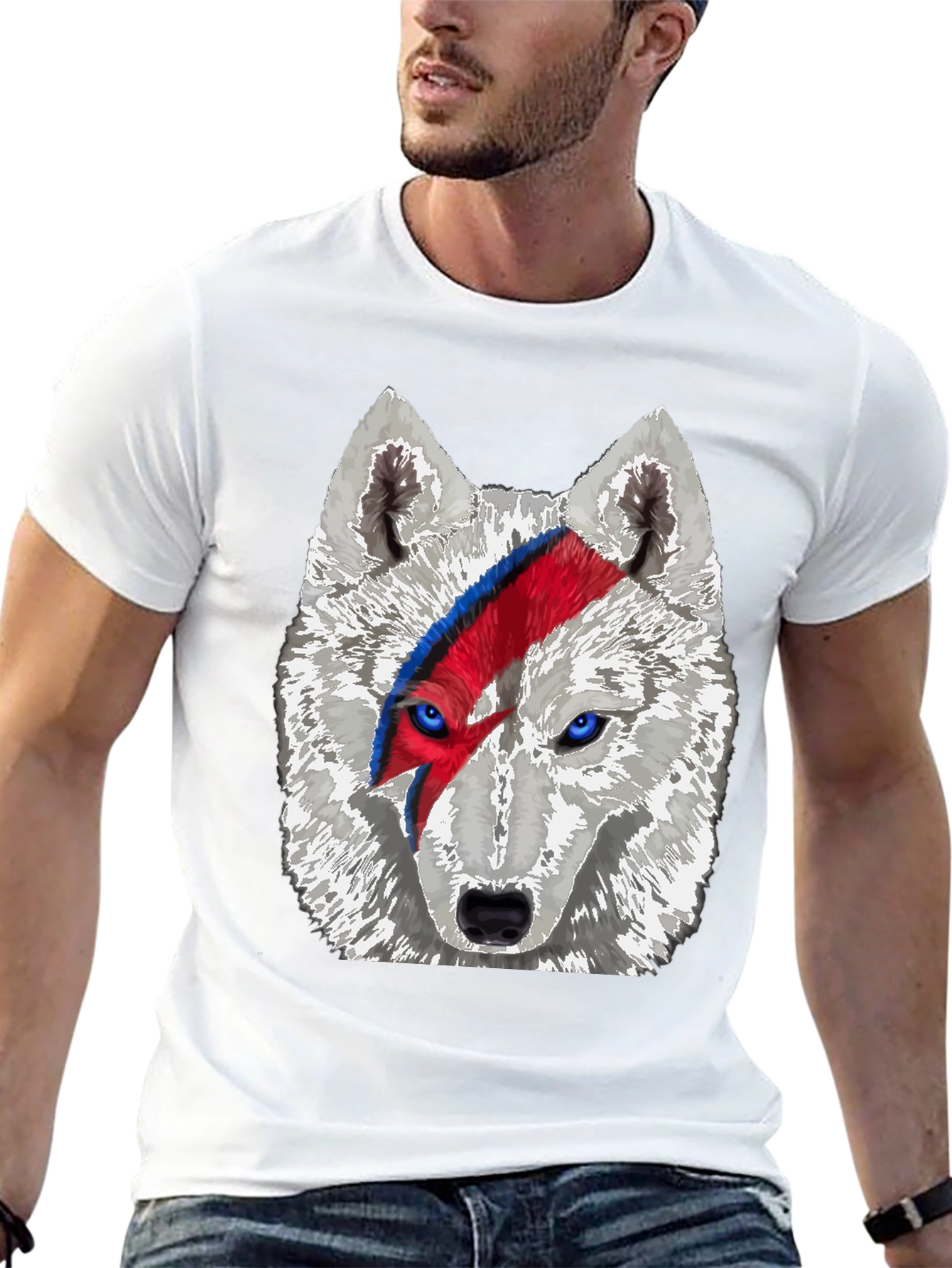 Wolf Ziggy Stardust Graphic Tee