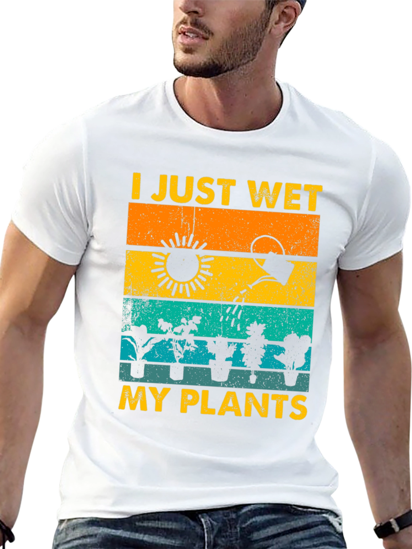 I Just Wet My Plants T-Shirt Gardener Gift