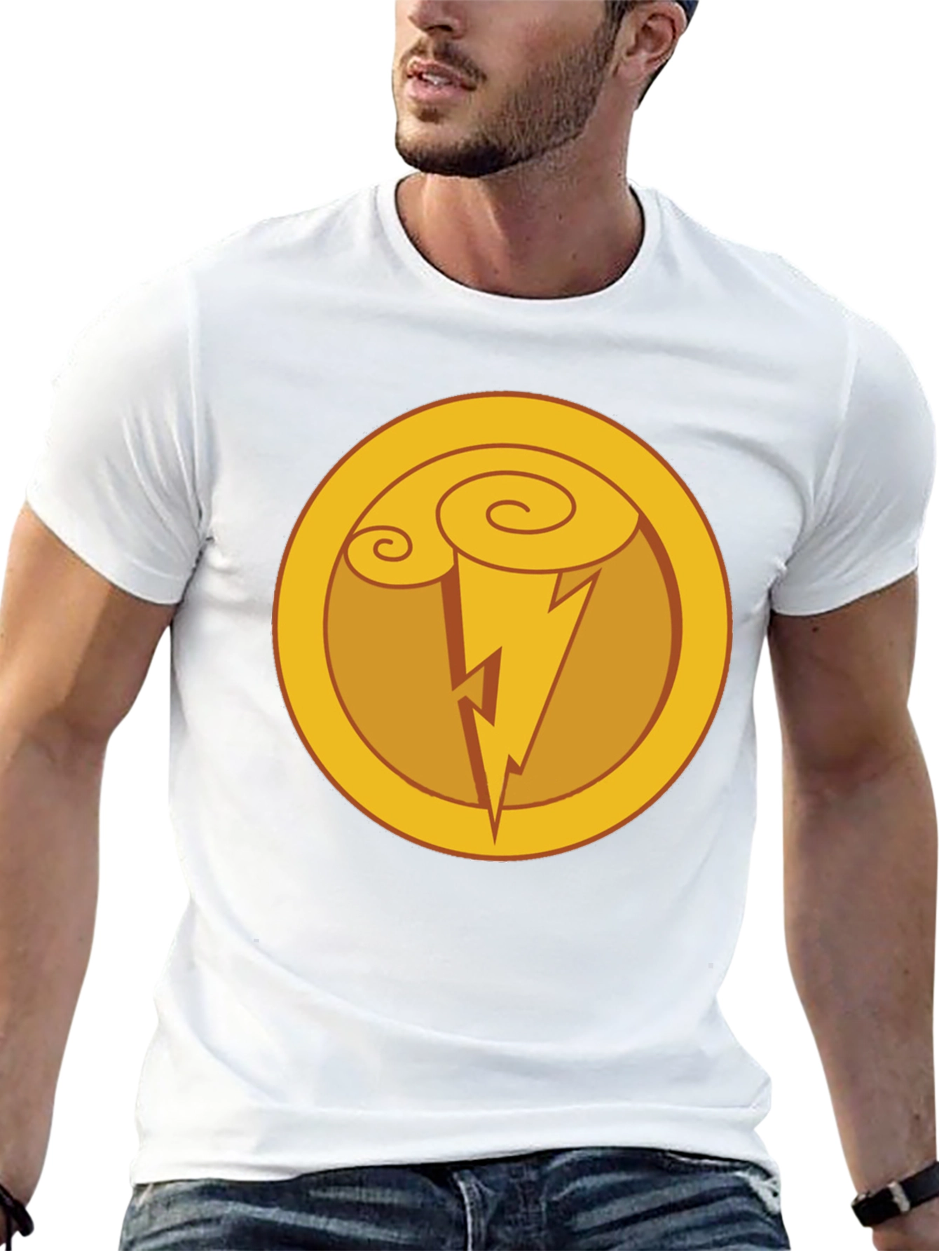 Hercules Inspired Lightning Bolt Graphic Tee