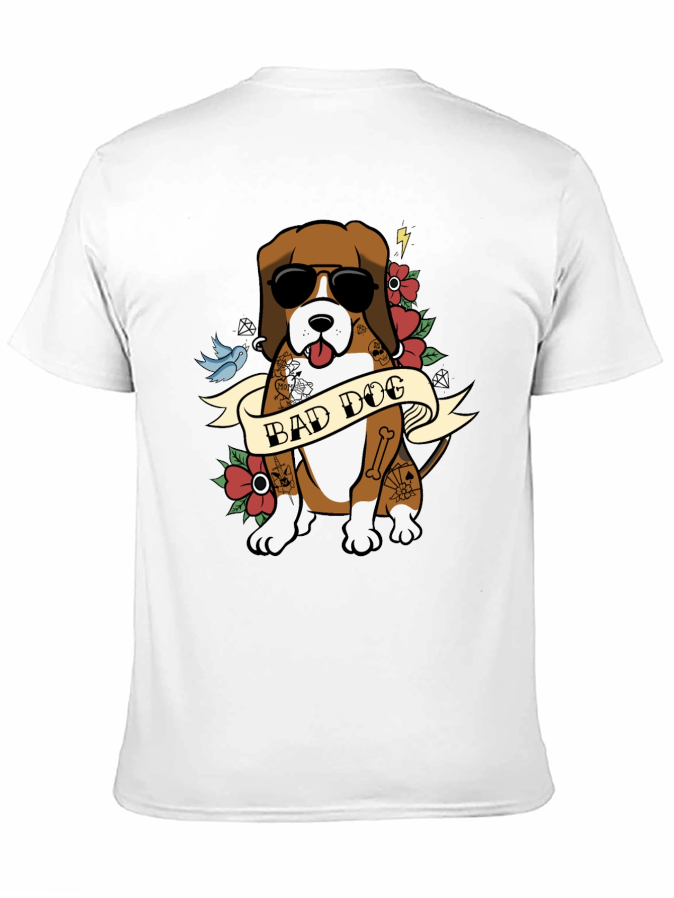 Bad Dog T-Shirt - Cool Canine Design