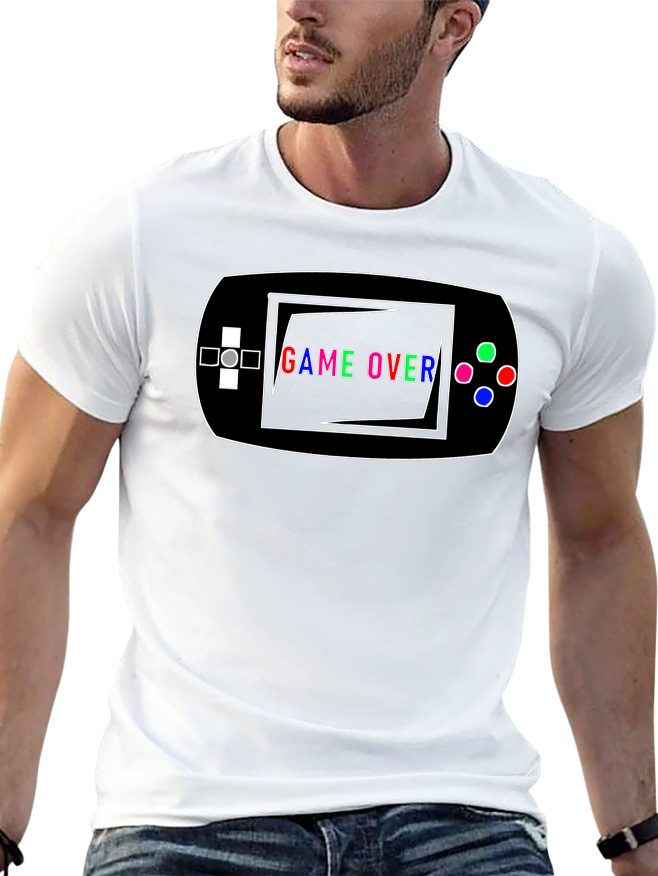 Game Over Console T-Shirt - Retro Gamer Tee