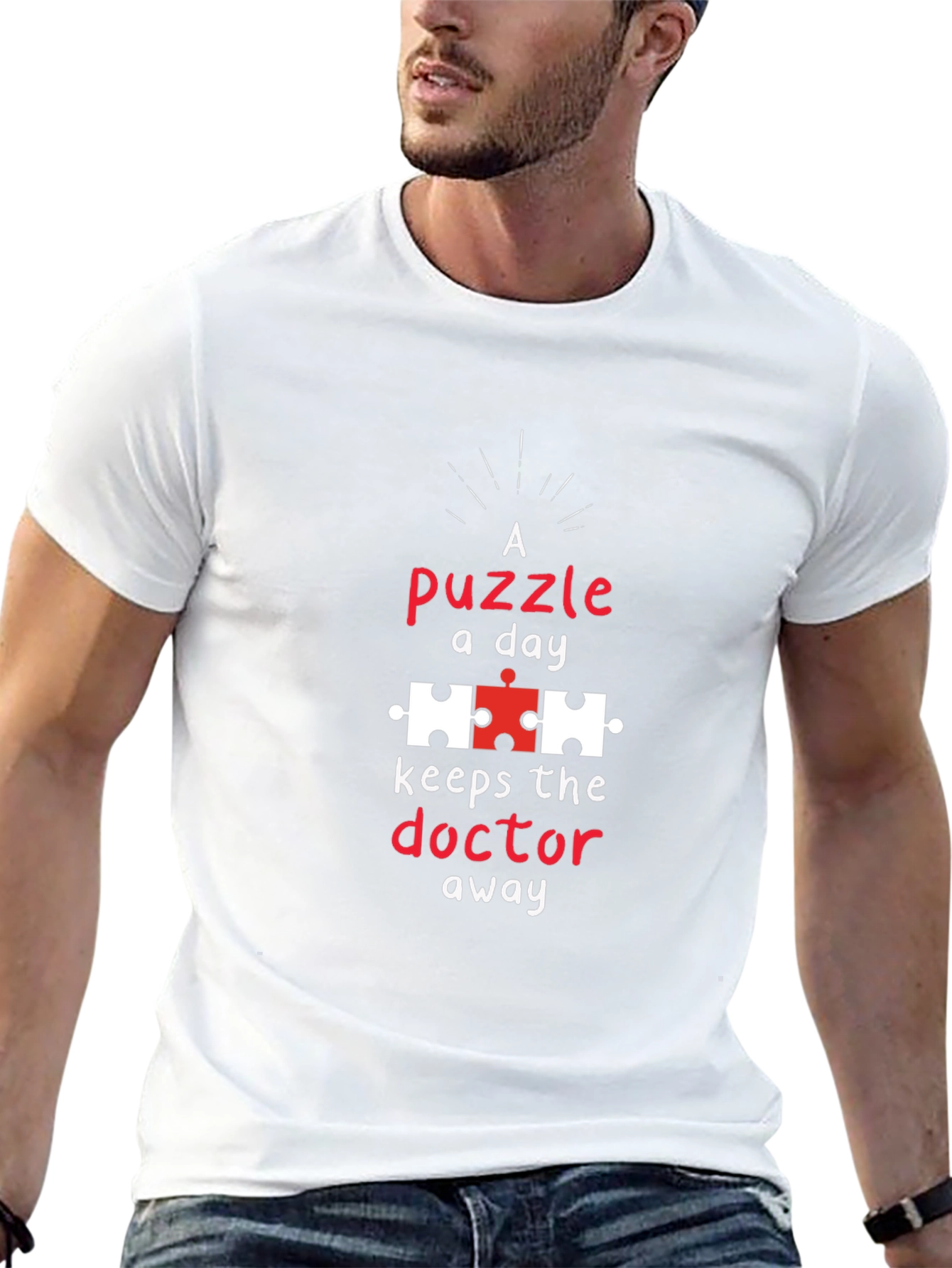 Puzzle A Day T-Shirt - Autism Awareness Tee