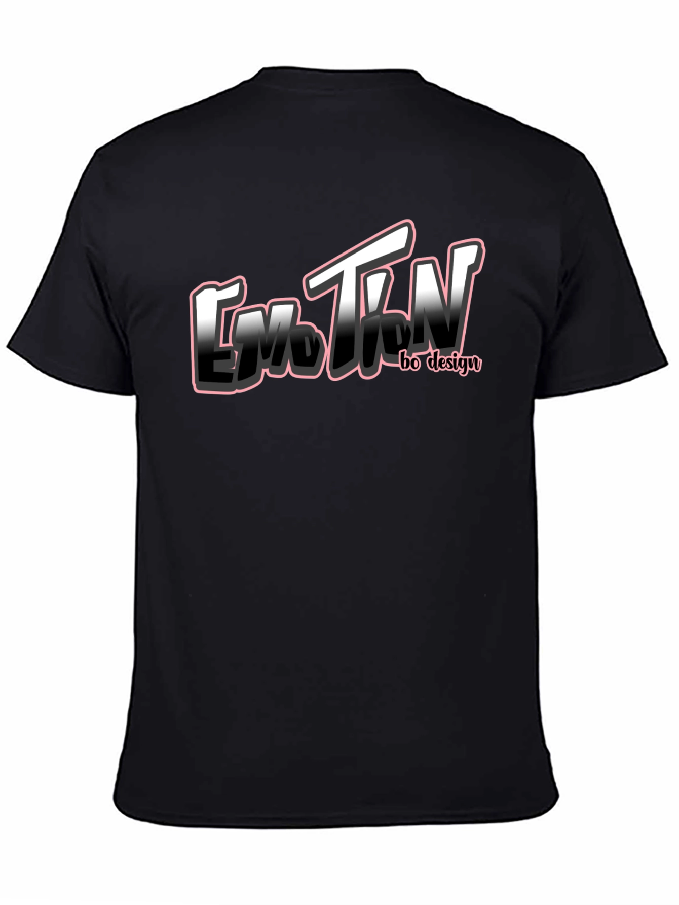 EmoTrkn Bo Design Black T-Shirt