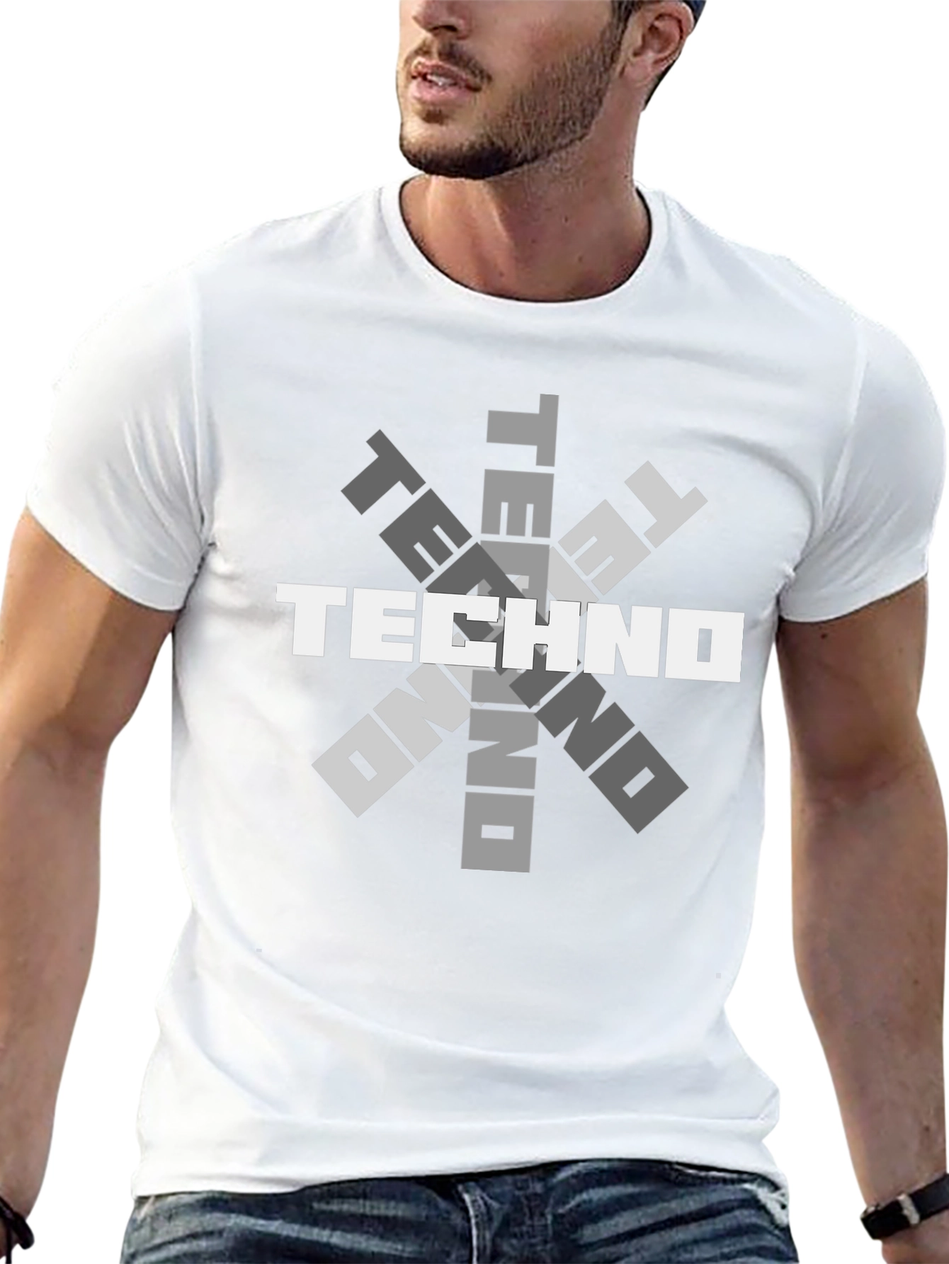 Techno Graphic Tee - Music Lover T-Shirt