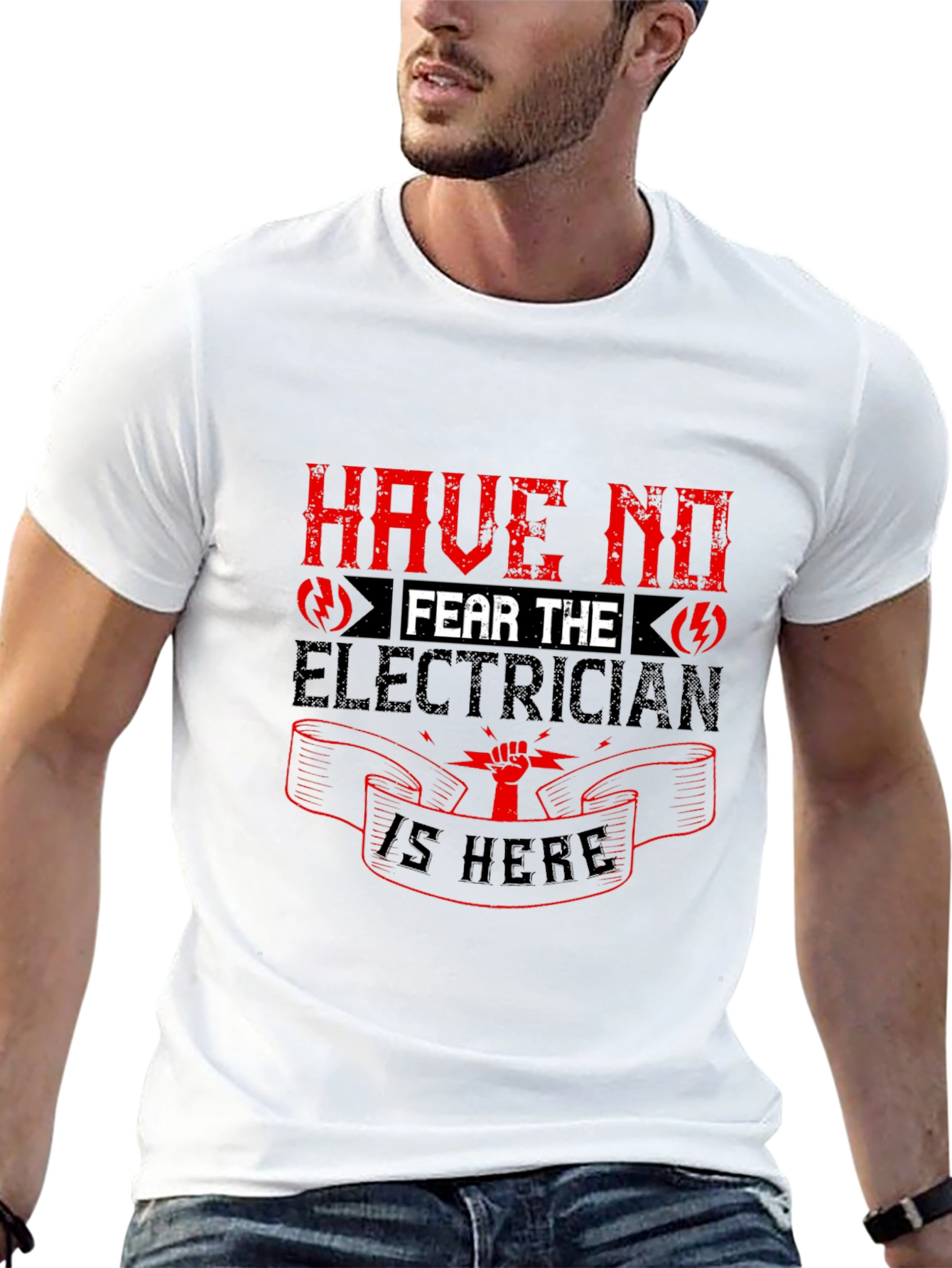 Electrician Graphic Tee - Have No Fear T-Shirt