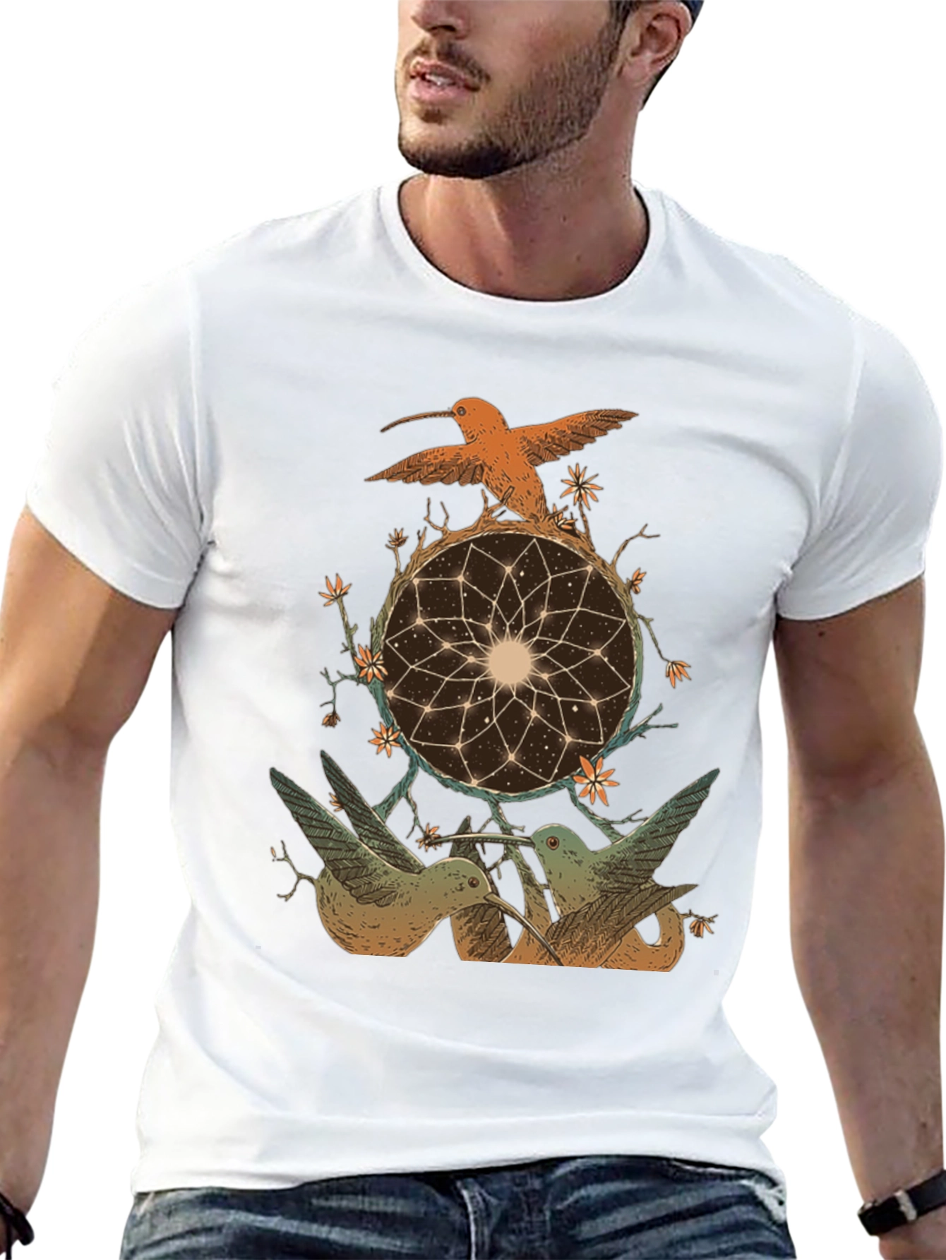 Hummingbird Dreamcatcher Graphic Tee