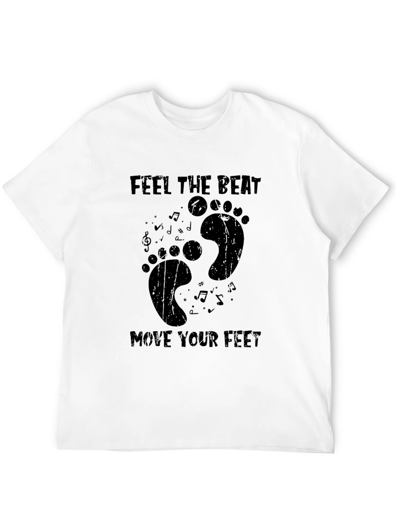 Feel the Beat Mens Graphic T-Shirt