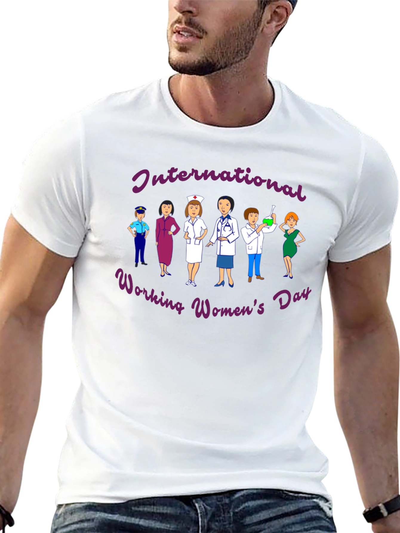 International Working Womens Day Graphic T-Shirt