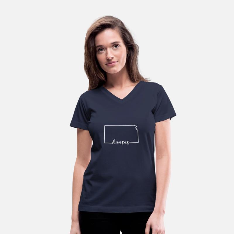 Kansas Cursive Silhouette Home State Pride