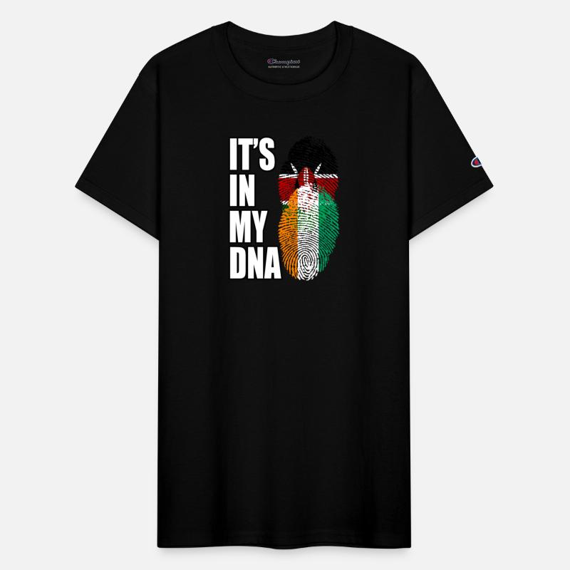 Kenyan And Ivorian Mix Heritage DNA Flag