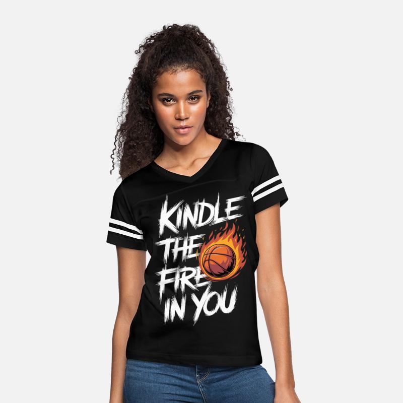 Kindle the Fire in You - Fiery Basketball Design