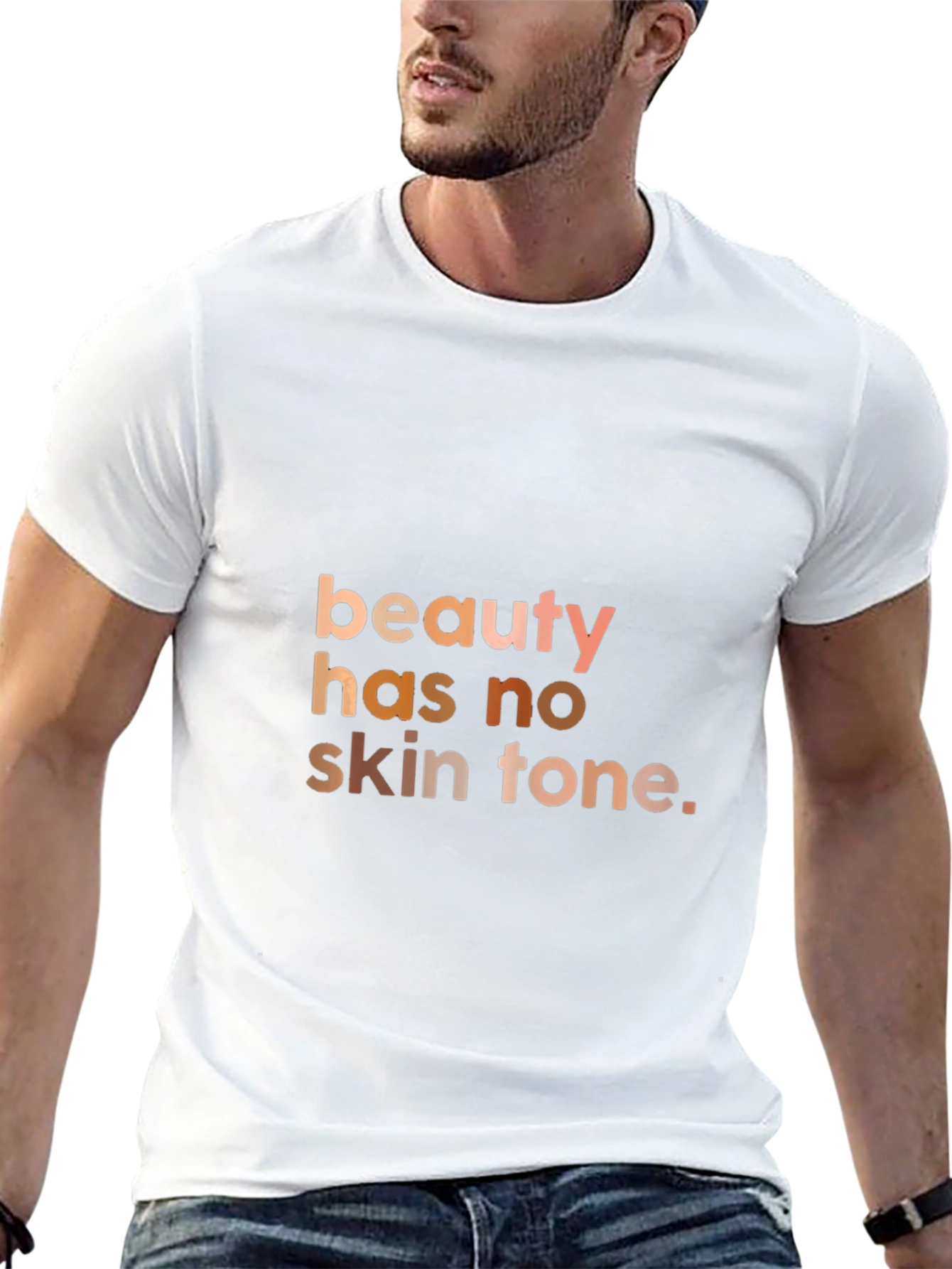 Beauty Has No Skin Tone Graphic T-Shirt