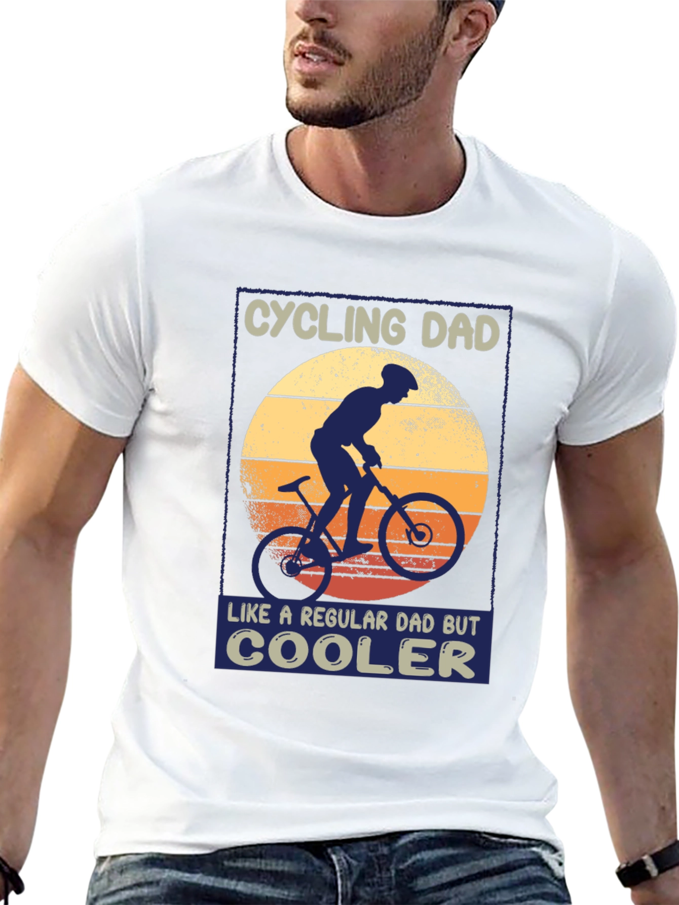 Cycling Dad T-Shirt - Regular Dad But Cooler