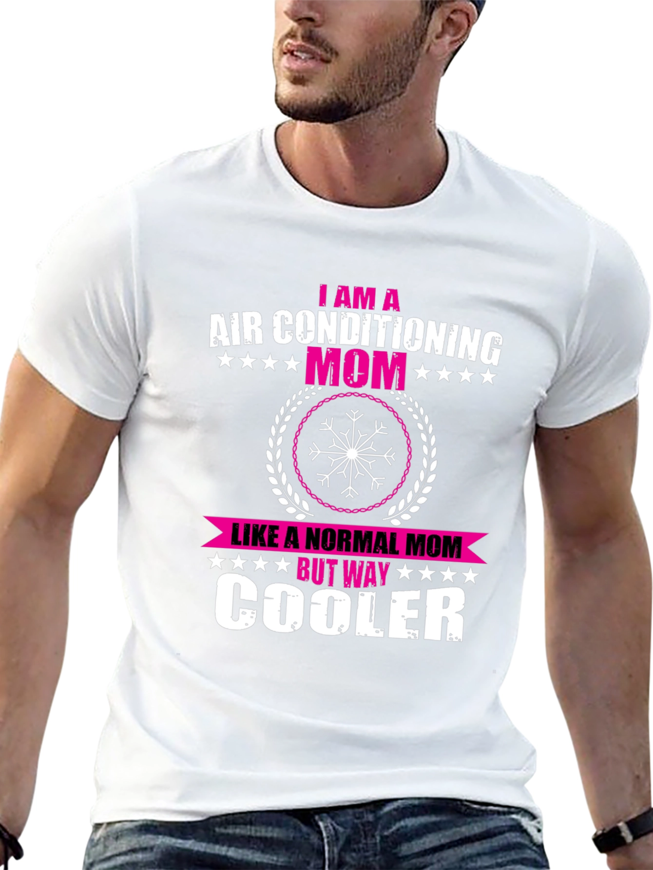Air Conditioning Mom T-Shirt - Cooler Than Normal!