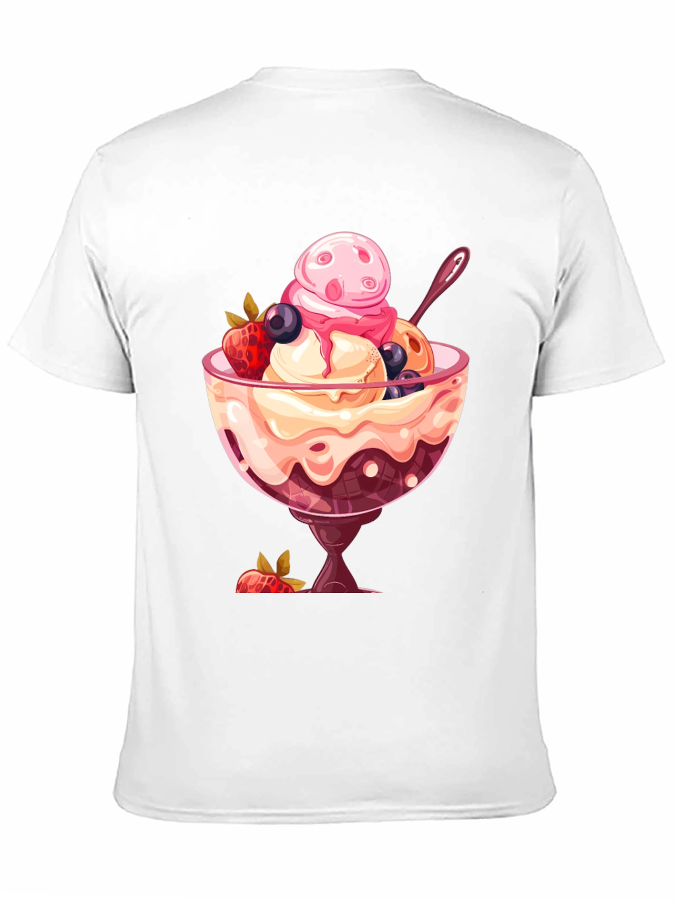 Ice Cream Sundae Graphic T-Shirt