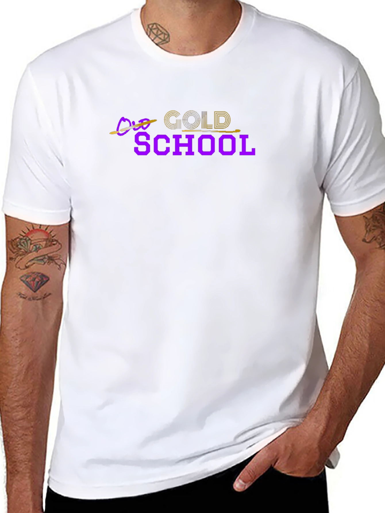 Gold School T-Shirt - Premium Quality