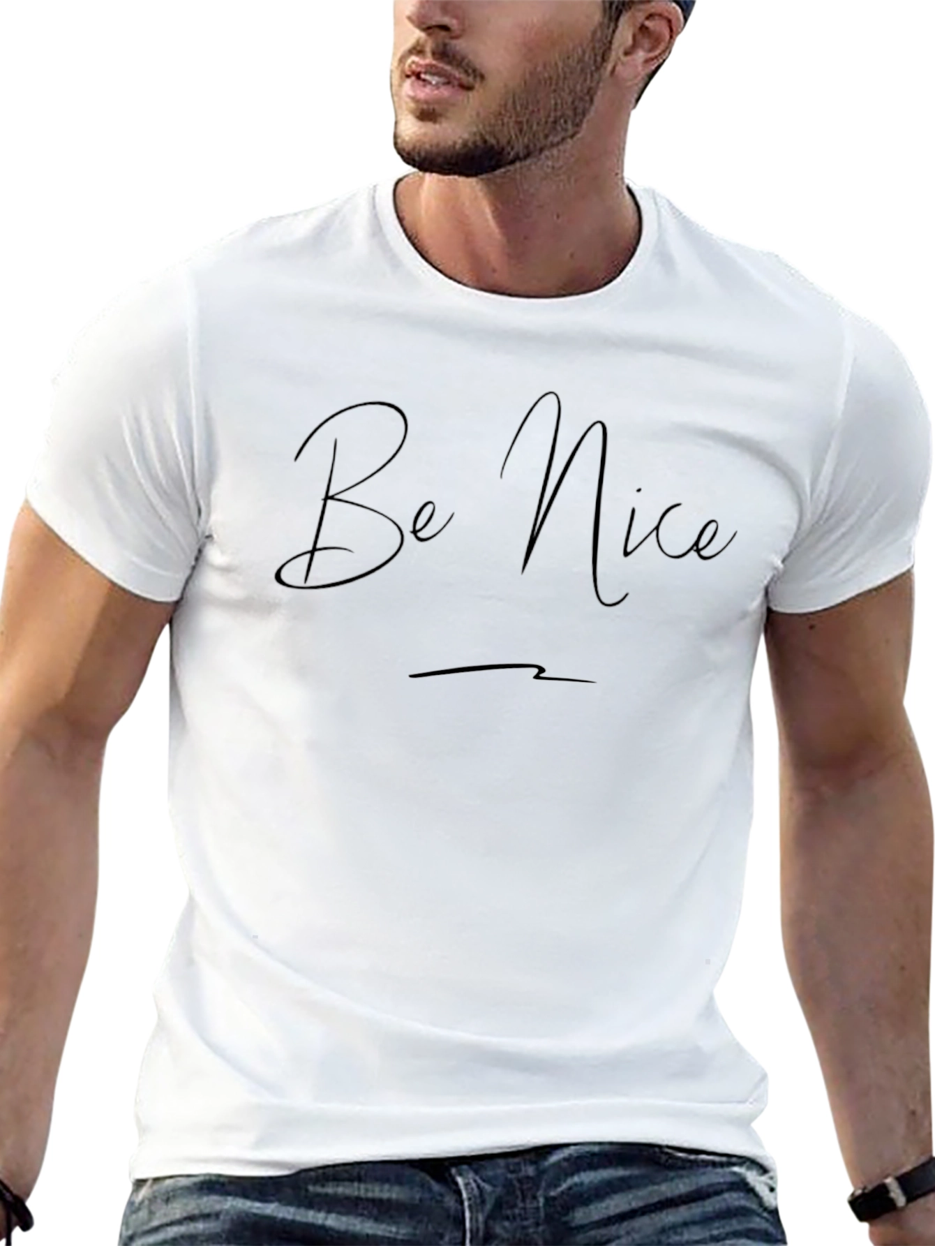 Be Nice Graphic Tee - Stylish Casual T-Shirt