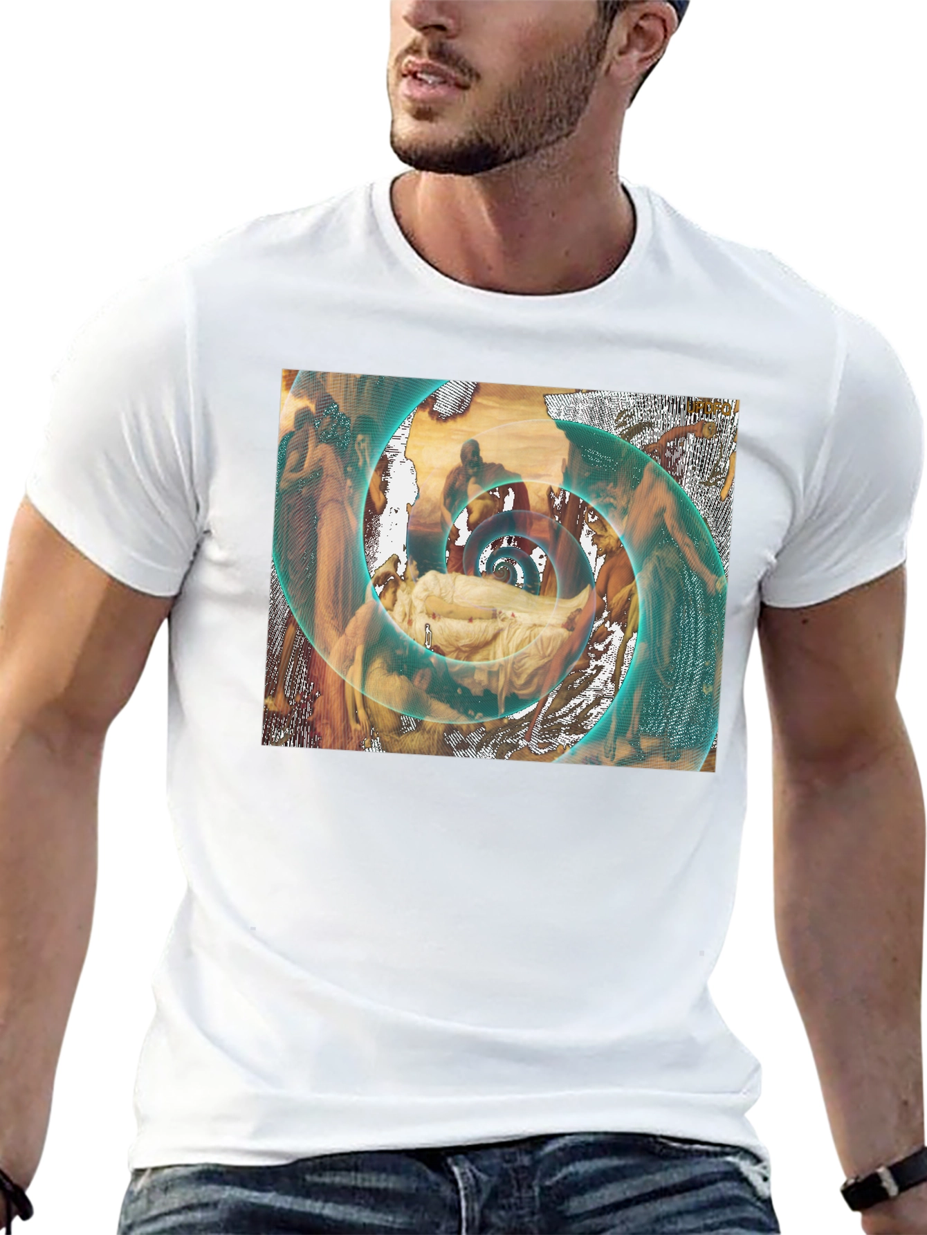Surrealist Vortex T-Shirt: Unique Artistic Statement