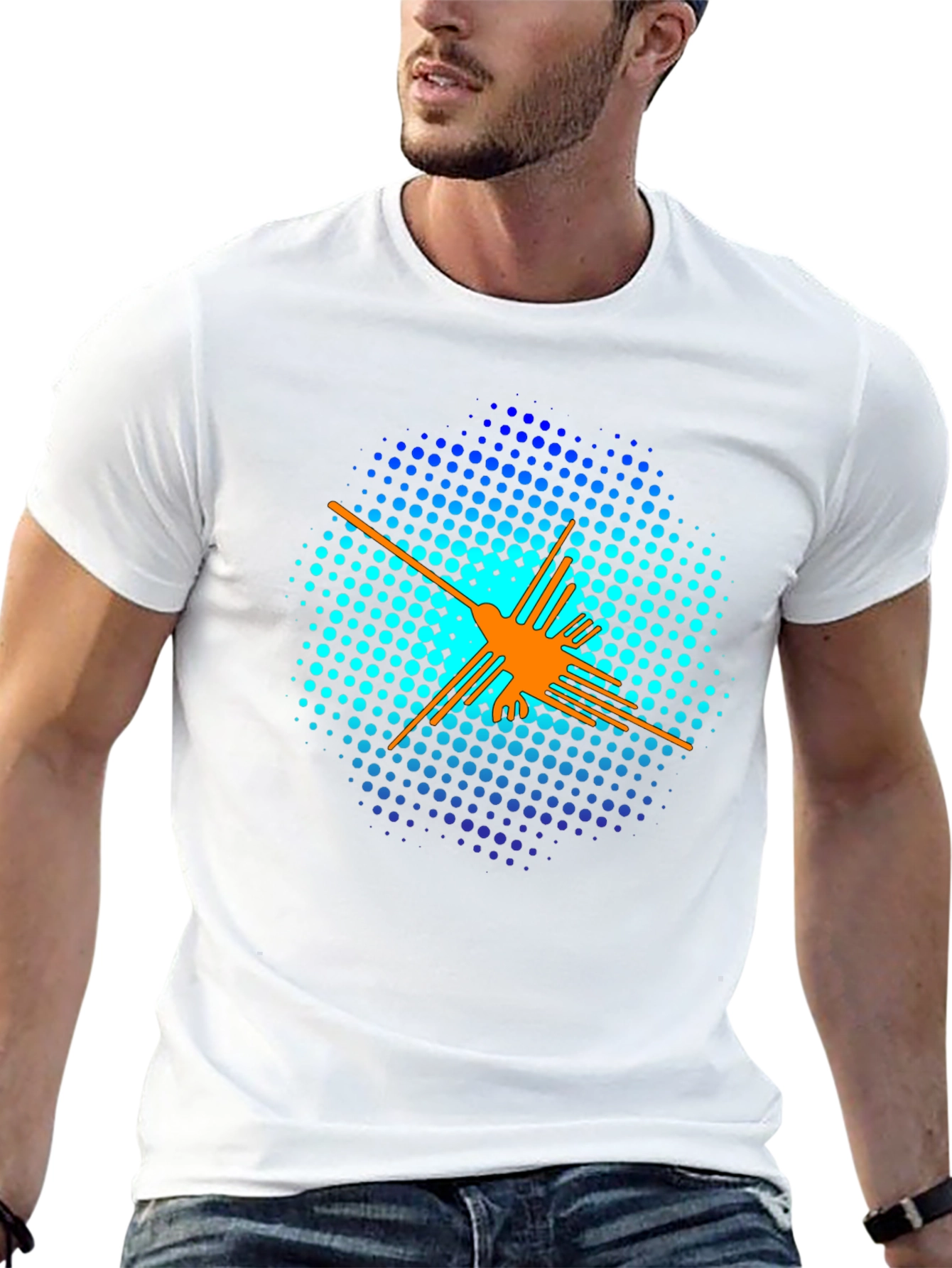 Abstract Geometric Graphic T-Shirt