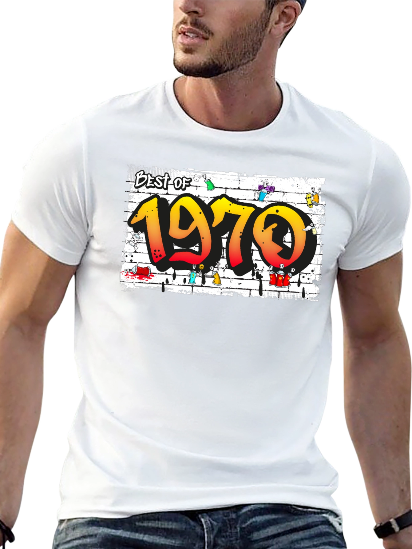 Best of 1970 Graffiti Style Tee