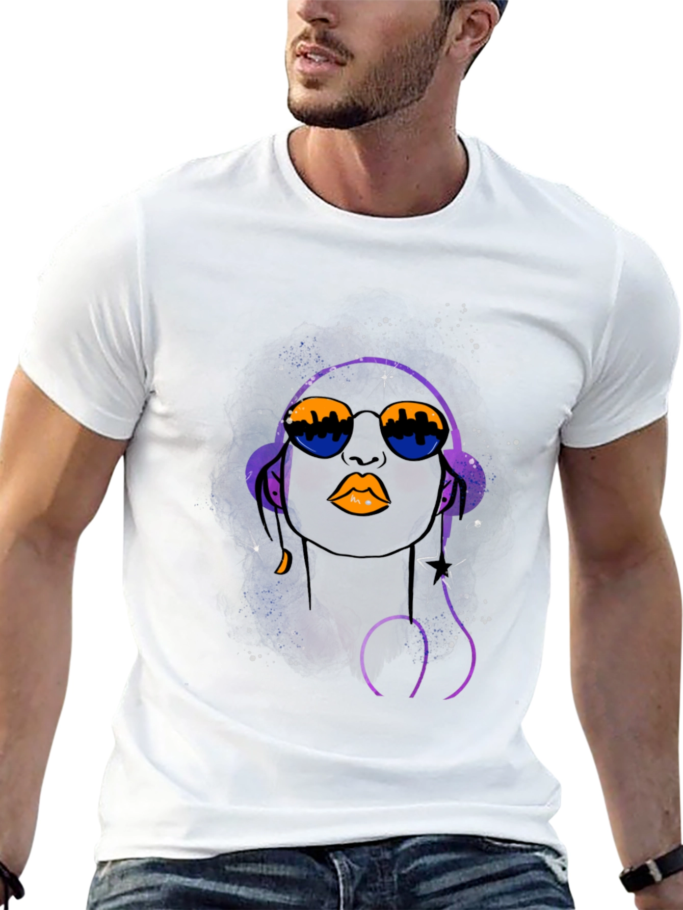 Abstract Woman Graphic Tee