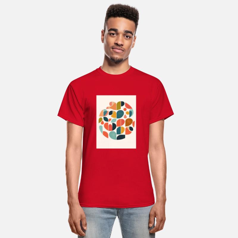 mid century retro shapes geometric 3