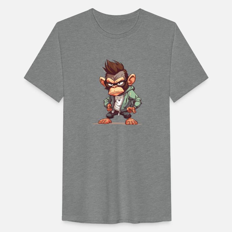 monkey in hiphop style