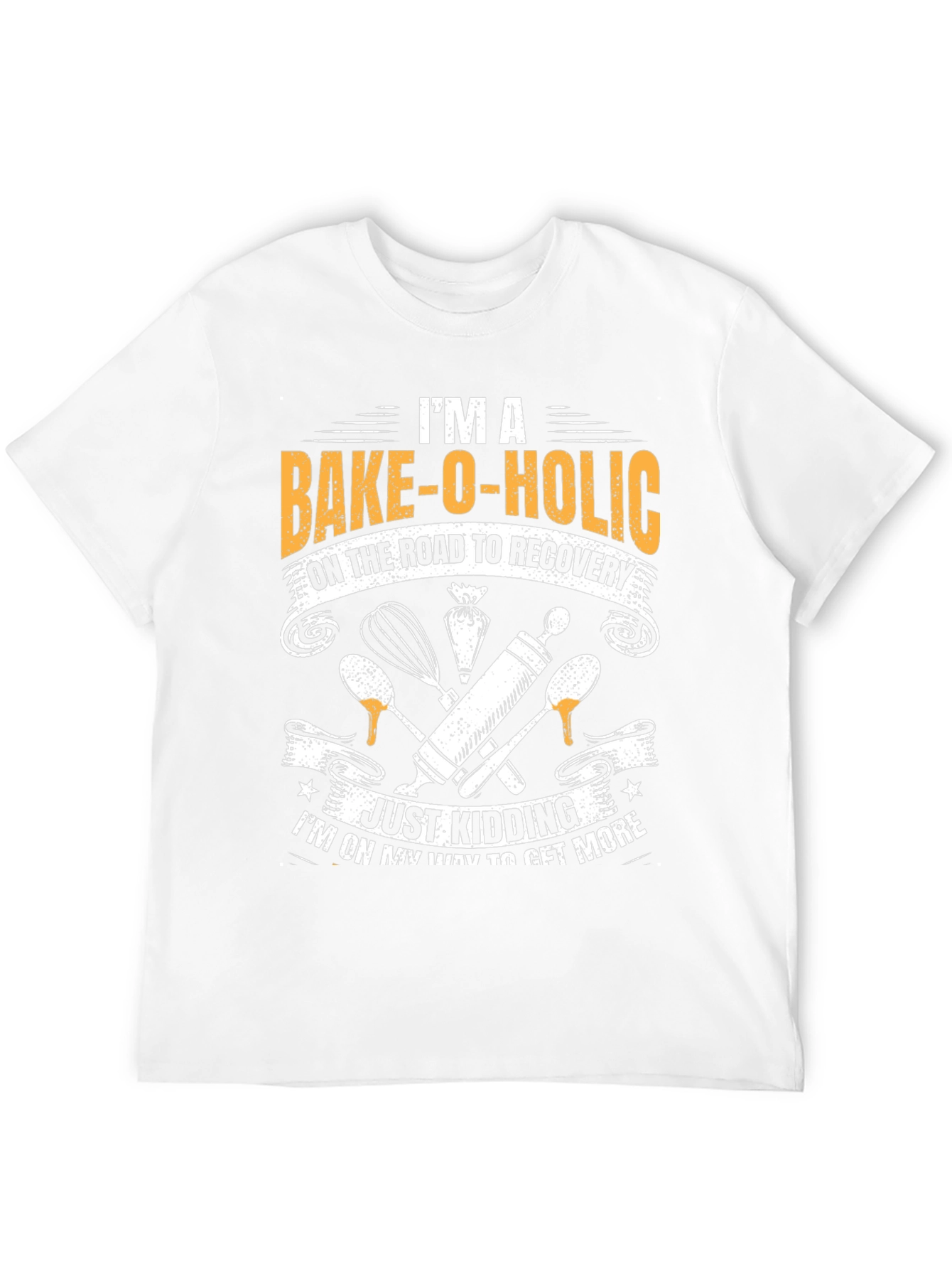 Bake-O-Holic T-Shirt - Funny Baking Lover Tee