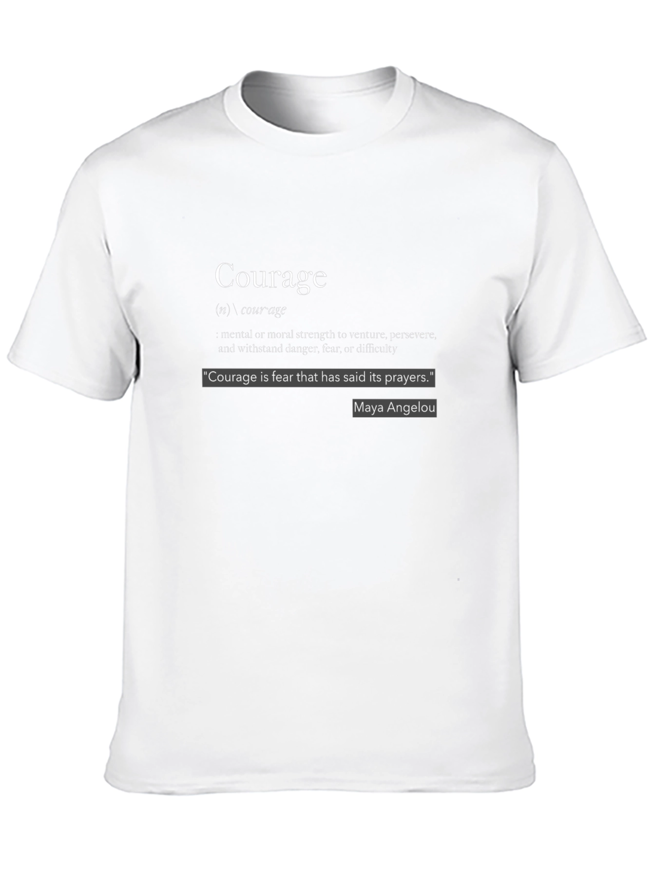 Courage Definition Graphic T-Shirt