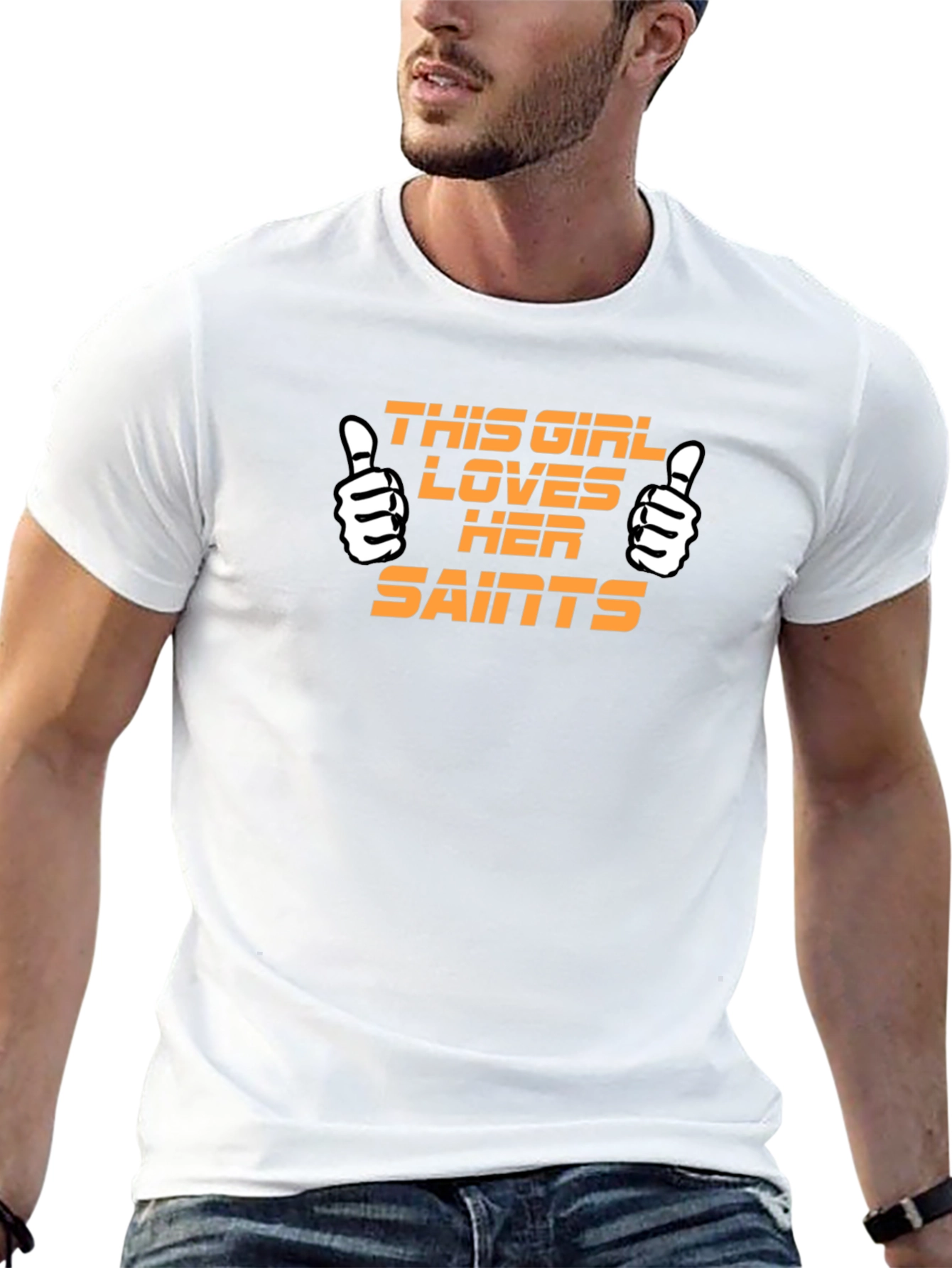 This Girl Loves Her Saints T-Shirt