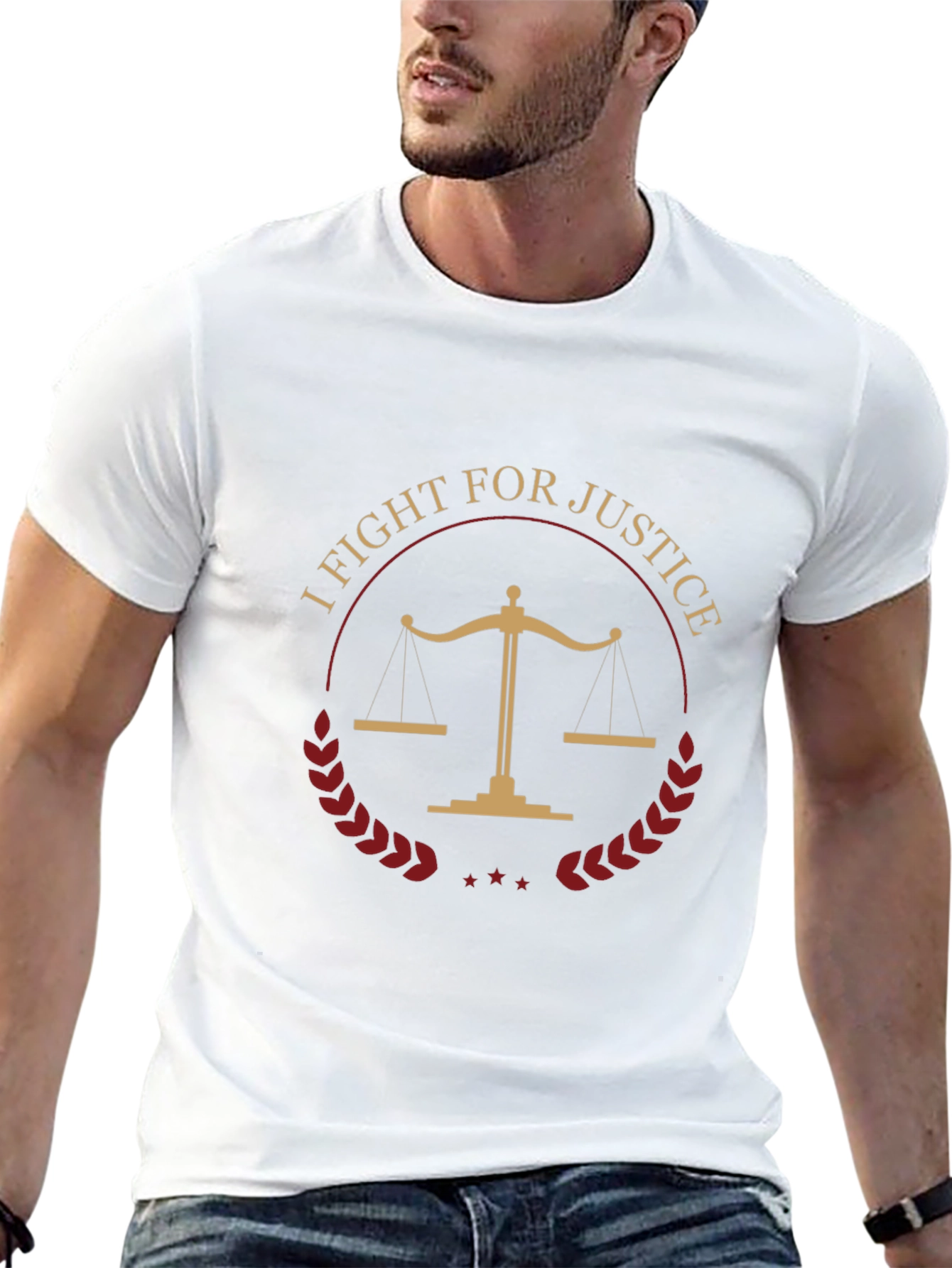 I Fight For Justice Scales T-Shirt