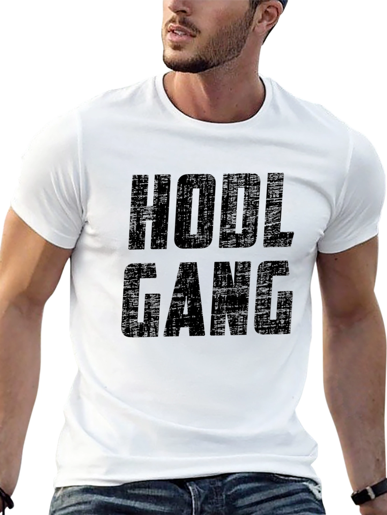 HODL Gang Black Graphic Tee - Crypto T-Shirt
