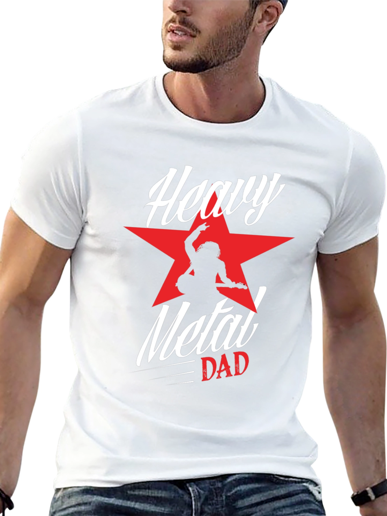 Heavy Metal Dad T-Shirt - Rocker Fathers Day Gift