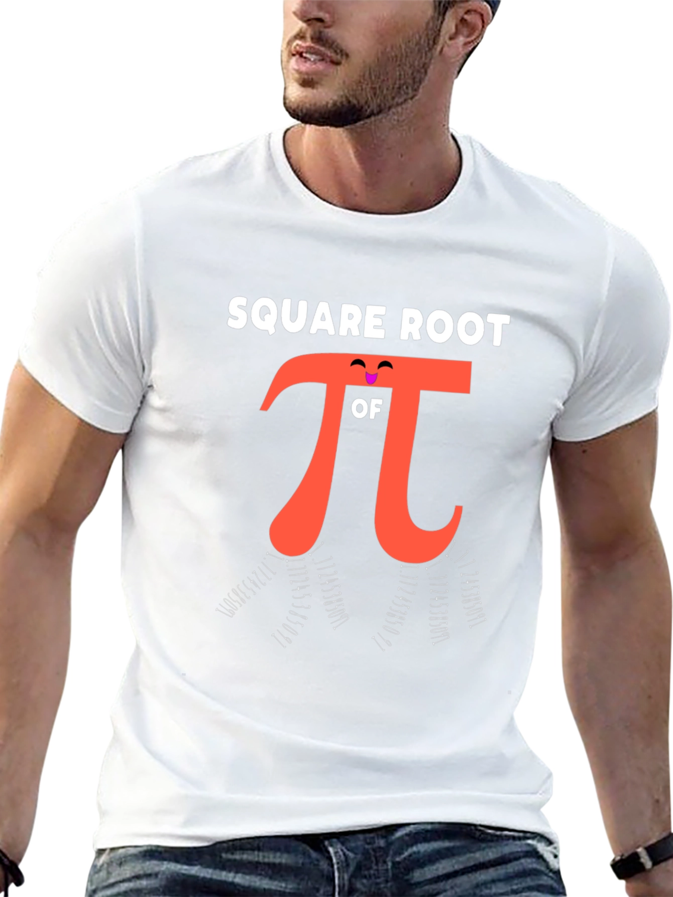 Square Root of Pi Funny Math T-Shirt
