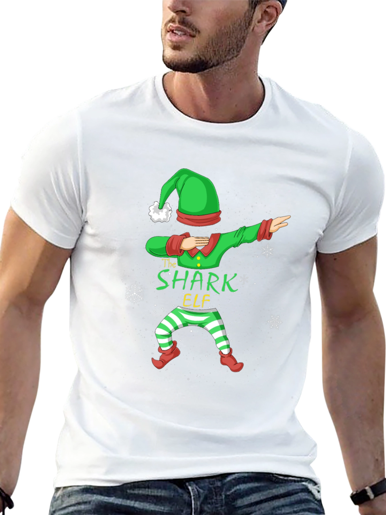The Shark Elf Dab T-Shirt