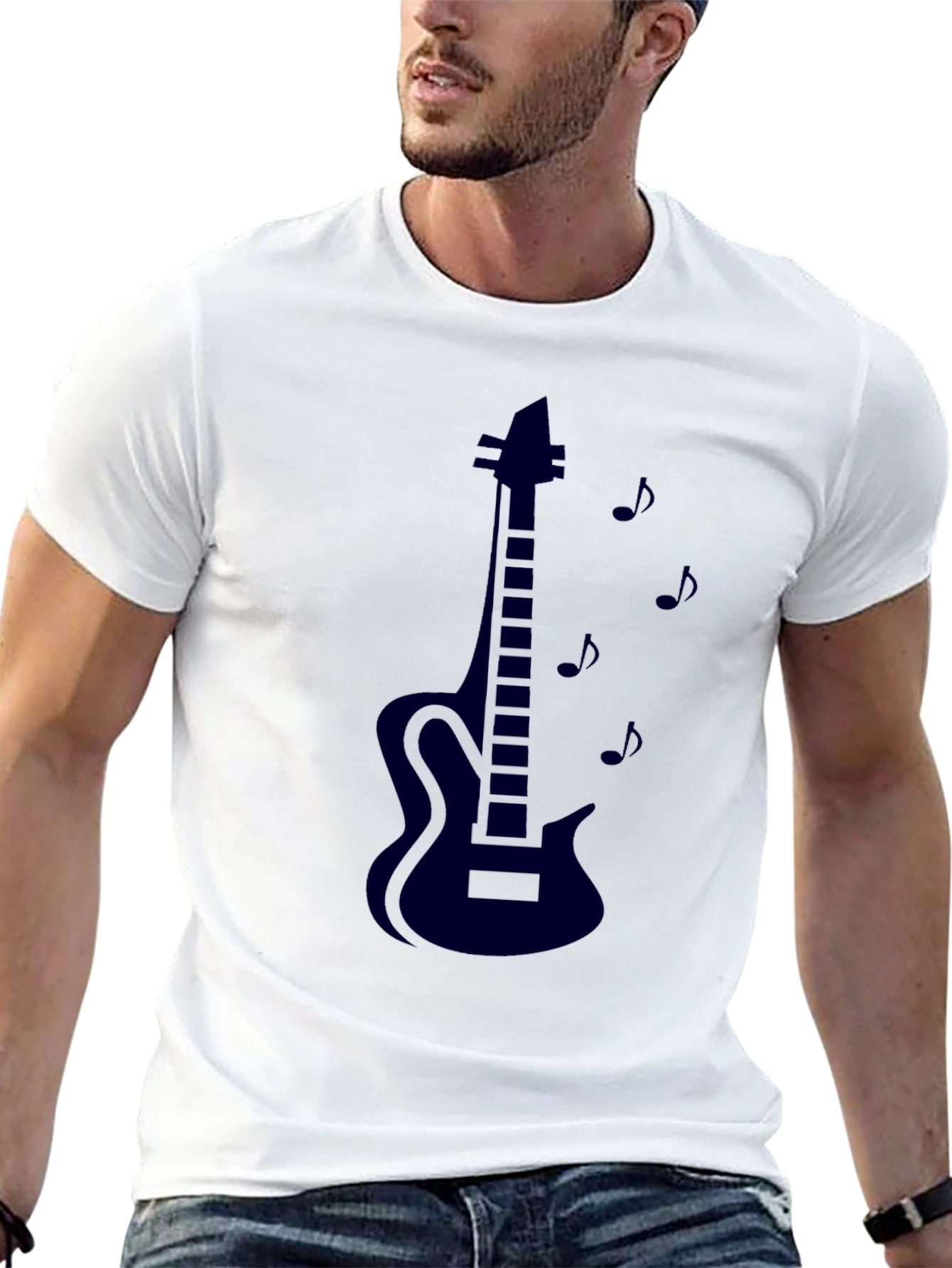 Guitar Music T-Shirt - Black